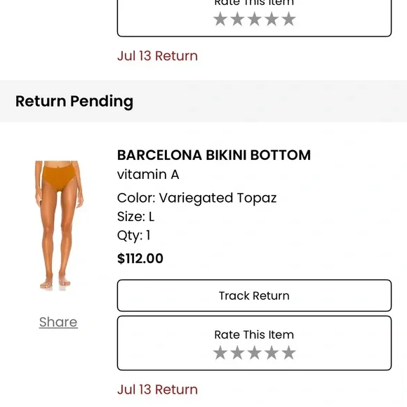 Vitamin A Barcelona Bottom NIB - Picture 5 of 5